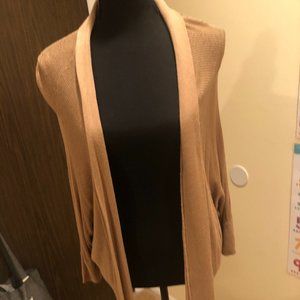 EXPRESS light beige cardigan wrap